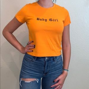 Baby Girl Cropped T-shirt